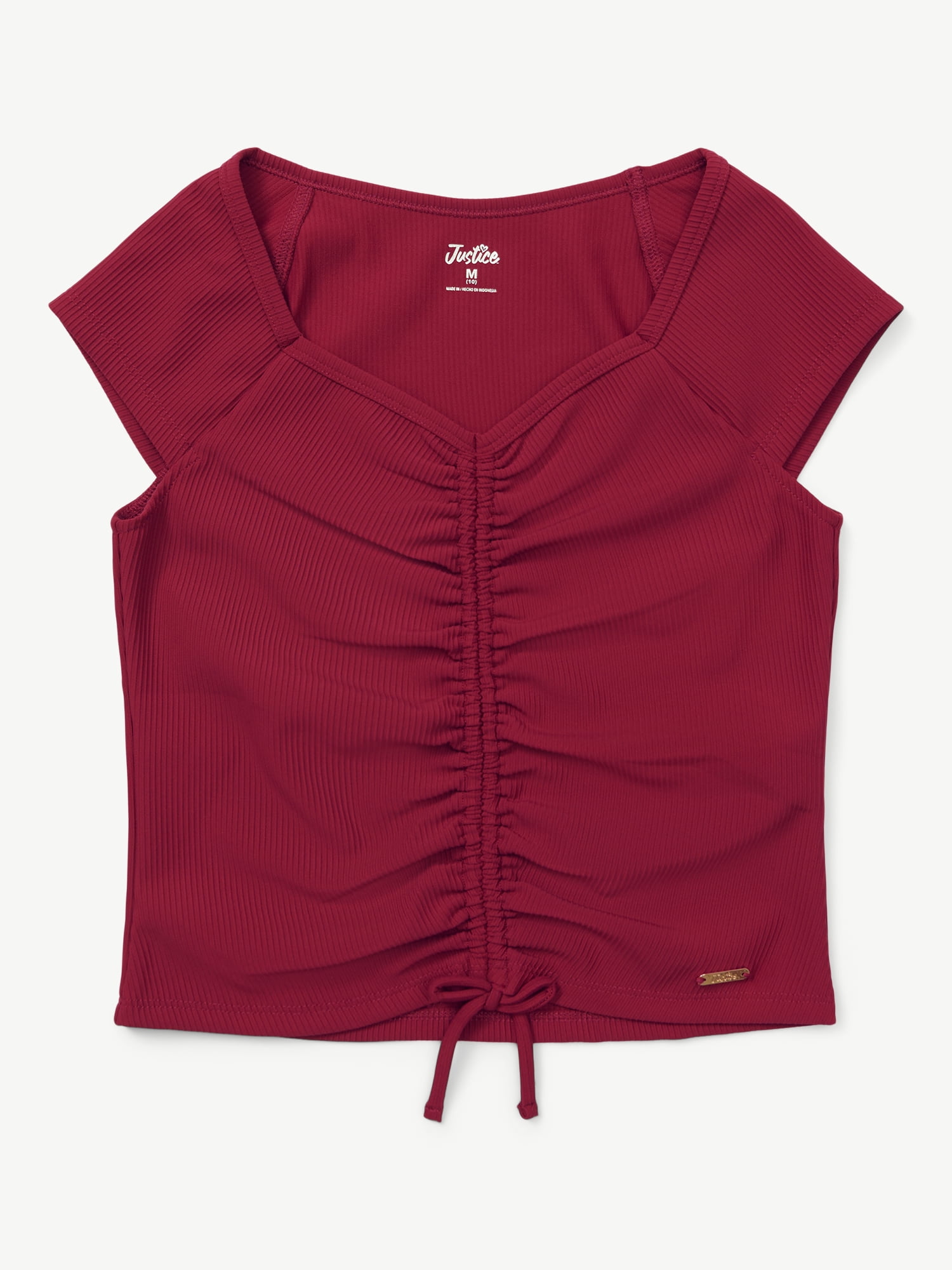 Justice Girls Cinch Base Layer Top, Sizes XS - XLP