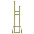 thumbnail image 2 of vidaXL Freestanding Towel Rack Gold 48x24x78.5 cm Iron, 2 of 5