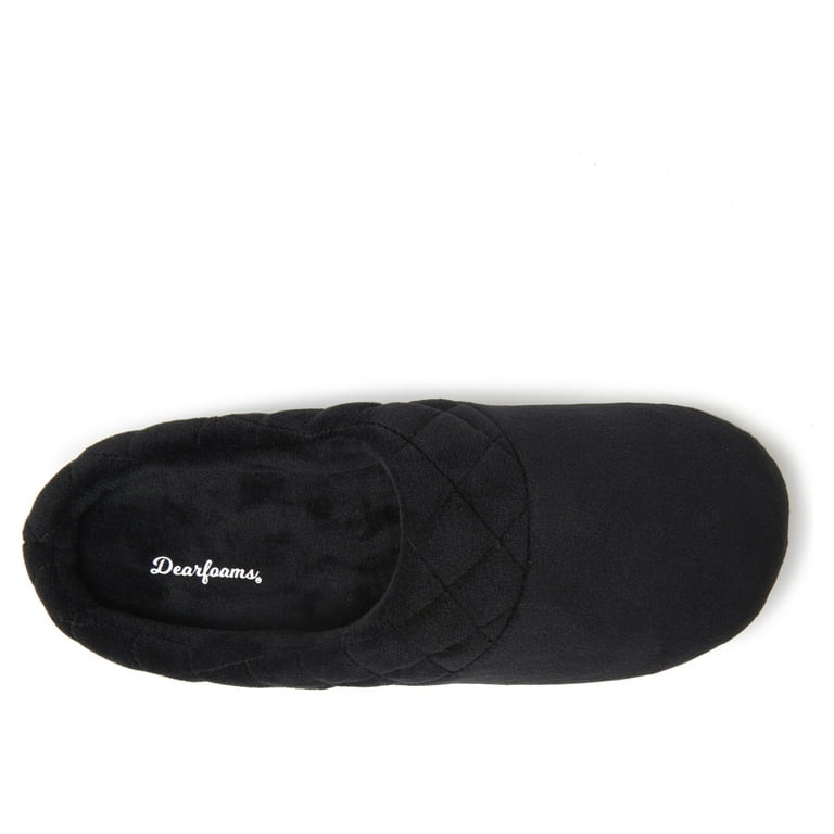 Women's darcy microfiber velour clog with quilted cuff slipper sale