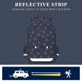 thumbnail image 5 of FORMRS Unisex School Backpack 17" Student Travel Bag with Laptop Compartment, Red Fireworks Pattern, 5 of 7