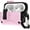 Pink, variant on Nakedcelllphone MagnaFlip Bundle for Apple Airpods Pro 3 Case, Rugged Cover with Secure Latch, Magnetic Flip, Kickstand (Includes Lanyard Strap, Carabiner Clip and Cleaning Kit) - Matte Black