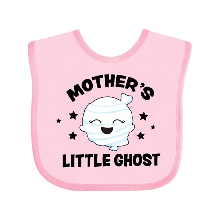 

Inktastic Cute Mother s Little Ghost with Stars Gift Baby Girl Bib