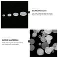 thumbnail image 2 of 100Pcs Earring Backs Protective Earring Patches Silicone Earring Discs Earring Pads for Droopy Ears, 2 of 9