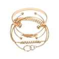 thumbnail image 1 of Set 5 Pulseras Hoja Arce Retro Ajustable Malubero  Set de pulseras, 1 of 4