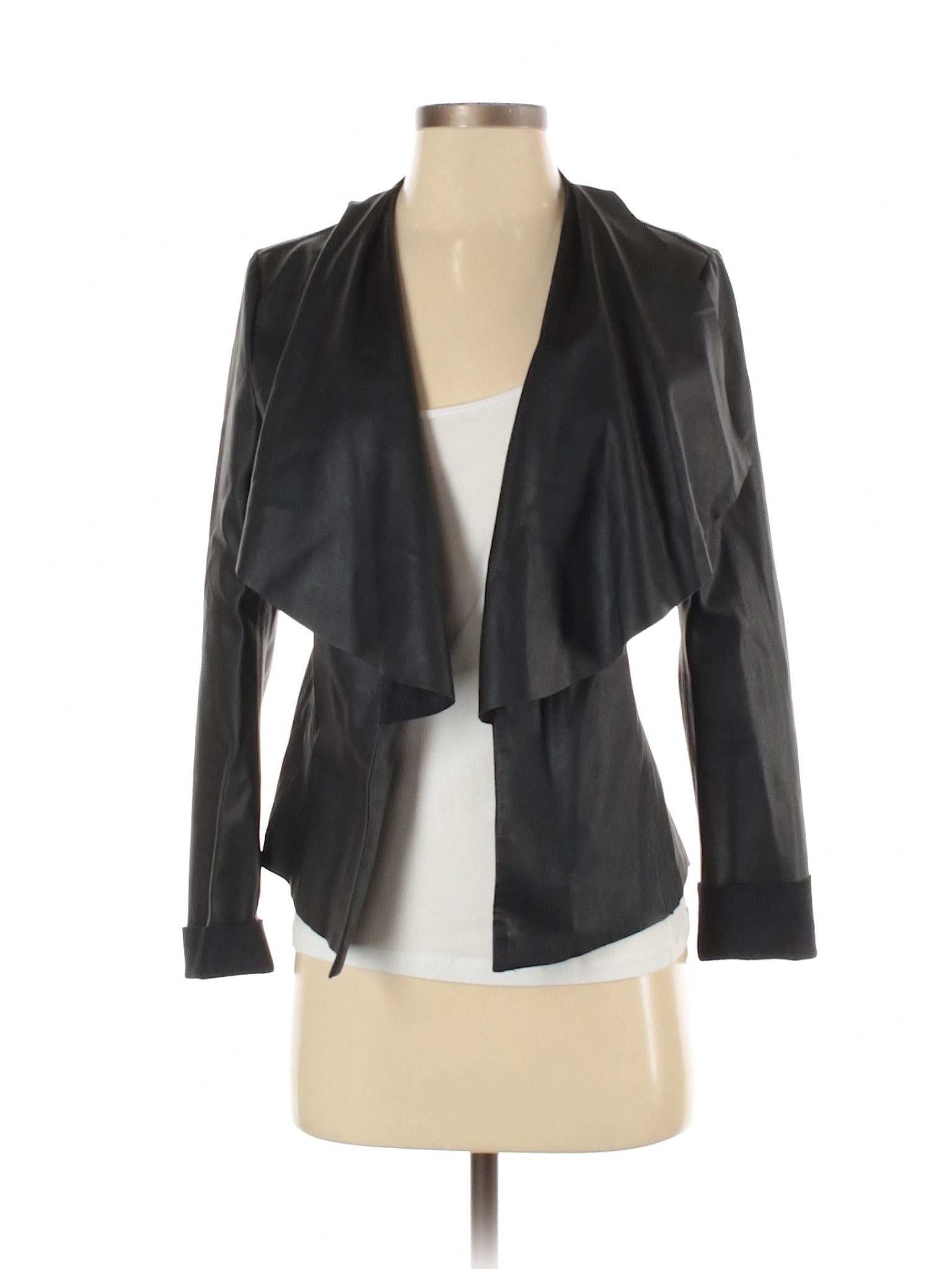 ZARA - Pre-Owned Zara Basic Women's Size S Faux Leather Jacket ...