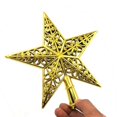 thumbnail image 2 of Christmas Tree Top Star Glittering Hanging Xmas Tree Topper Decoration Ornaments, 2 of 7