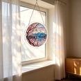 thumbnail image 3 of Acrylic Jigsaw Puzzle Suncatcher-Galactic Colorful Birds, Stained Glass Window Hanging, Home Decor Creative Mom Gifts, Birthday Gifts for Women,Wife, Sisters, Aunt, Besties 7.4in, 3 of 5