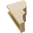 thumbnail image 6 of 5"W x 10"D x 15"H Classic Ridgewood Rough Cedar Woodgrain TimberThane Corbel, Primed Tan, 6 of 6