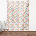 thumbnail image 3 of Ambesonne Dessert Fabric by the Yard Upholstery, Flyaway Macaron Design, 10 Yards, Multicolor, 3 of 4