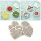 thumbnail image 4 of 30 colgantes de punto de cruz de madera en blanco para manualidades hechas a mano. 5 cm corazón, 4 of 9