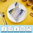 thumbnail image 6 of WYYP Abstract Brush Strokes Polyester Dinner Napkin for Dining Table Kitchen Party Housewarming Farmhouse Decor 2 PCS, 6 of 7