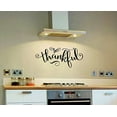 thumbnail image 3 of So Thankful Vinyl Wall Decal, 23 x 10 , Black, 3 of 3