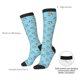 thumbnail image 4 of Fotbe Sea Turtle Calcetas Divertidas Estampadas para Hombre y Mujer, Calcetas de Algodón hasta la Rodilla para Caminar, Correr, Enfermería y Embarazo, 4 of 6