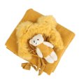 thumbnail image 2 of Conjunto de 3 accesorios para fotografía de bebés, gorro, manta, juguete, disfraz y ropa para recién nacidos, color amarillo, 2 of 14