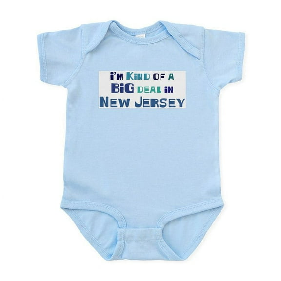 CafePress - Big Deal In New Jersey Infant Bodysuit - Baby Light Bodysuit, Size Newborn - 24 Months
