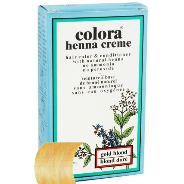 Colora Henna Creme Hair Color Gold Blond, 2 oz (Pack of 2) Walmart