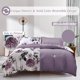 thumbnail image 3 of Juego de Funda Nórdica Algodón Largo Estampado Flor de Loto Hortensia Morado, 3 of 7