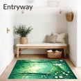 thumbnail image 3 of ODIKA 6' x 9' Machine Washable Non-Slip Area Rug, Woodland tree High Traffic Rug, Green, 85712, 3 of 7