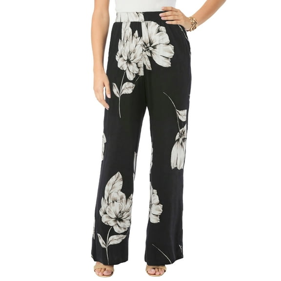 Roaman's Women's Plus Size Ultra Drape Pull-On Pant