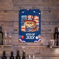 thumbnail image 3 of Patriotic Persian Celebrates 4th of July Vertical Metal Aluminum Sign Cat Lover Kitten Owner Gifts Wall Art Home Decor - 02009, 3 of 5