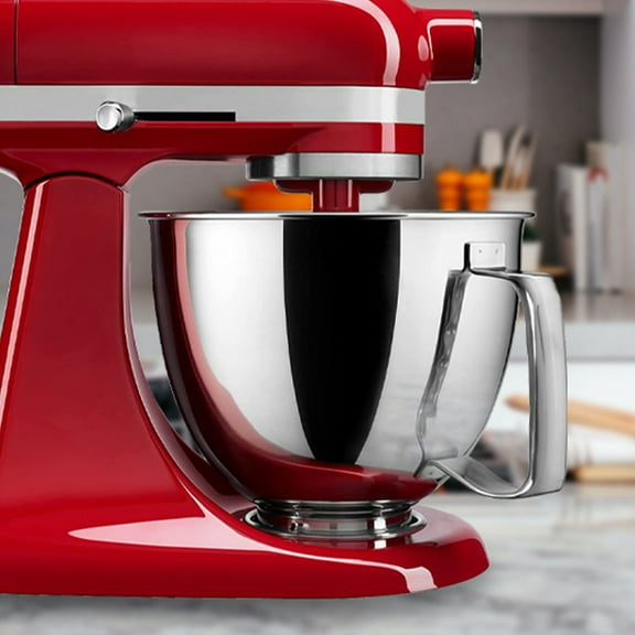 BESTYASH Stainless Steel Mixer Replacement Bowl with Handle Dishwasher Safe for Kitchen Baking and Mixing