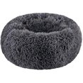 thumbnail image 1 of Modern Soft Plush Round Pet Bed for Cats or Small Dogs, Mini Medium Sized Dog Cat Bed Self Warming Autumn Winter Indoor Snooze Sleeping Cozy Kitty Teddy Kennel (20'' D x 8'' H, Light Grey), 1 of 5