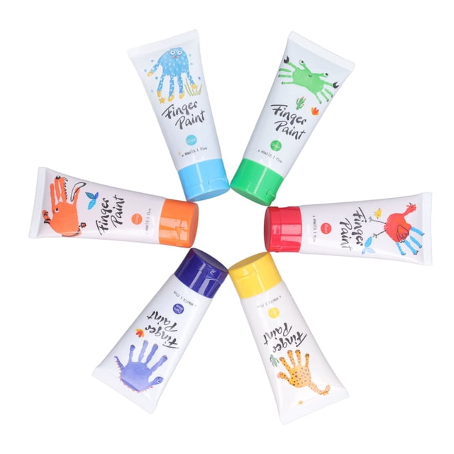 Kit De Pintura De Dedos Juguete De Iluminación De Pintura De Dedos Ecológico 6pcs Para Regalos De Niños ANGGREK Juguetes