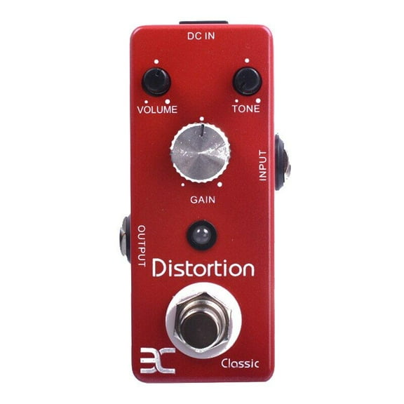 EX Guitar Pedal (DS-1) British High Gain Distortion  with Powerful Mid Frequency Cruncher   Free Connector