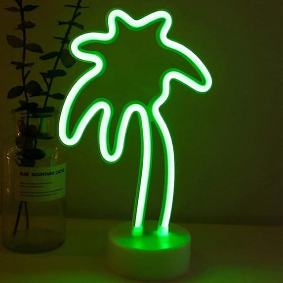 LINLIN Neon Sign, Neon Sign LED Neon Light Night Lamp USB Battery Powered Led Neon Light Sign Bedroom Wall Decor