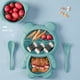 thumbnail image 4 of Juego de comidas, plato dividido con control de porciones con tenedor y cuchara para niños, 4 of 5