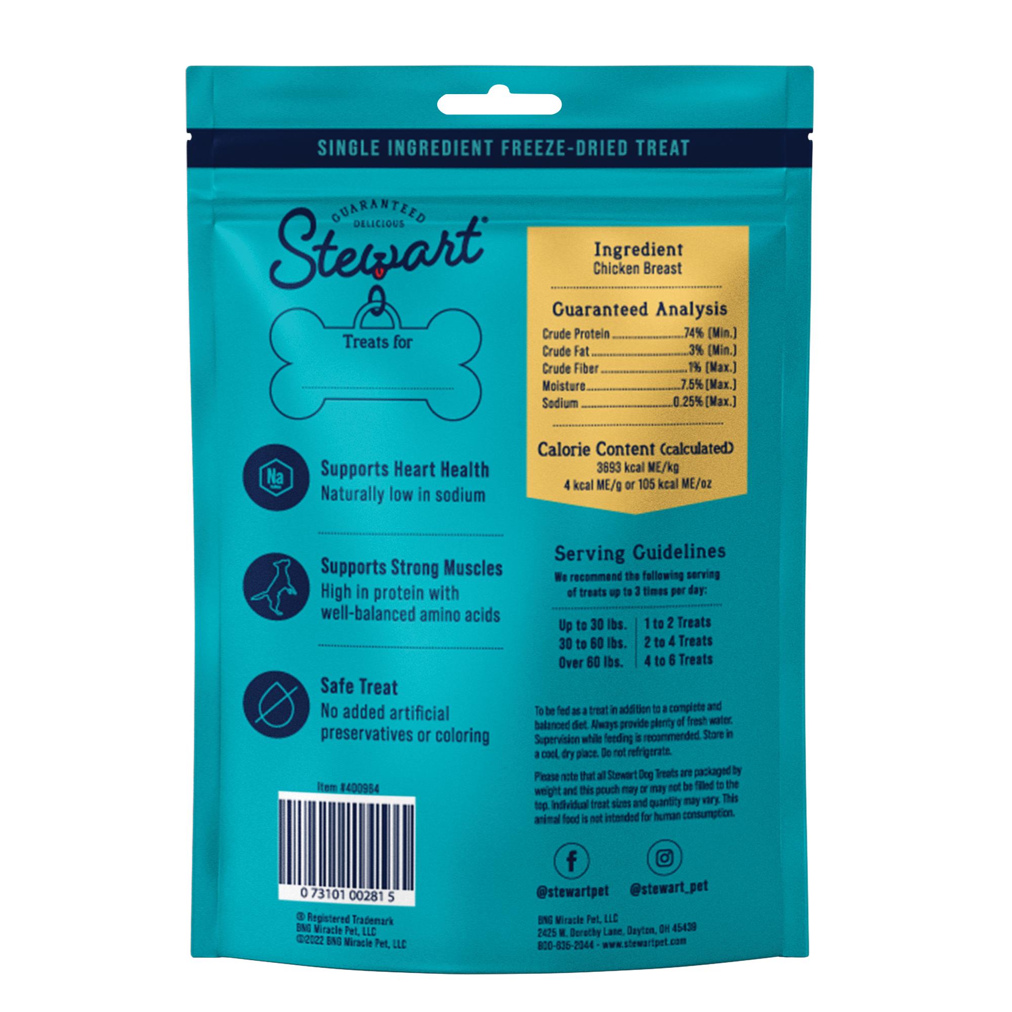 Stewart Freeze Dried Raw Chicken Breast Training Treats, 2.5 oz photo 8