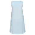 thumbnail image 4 of Metropolitan Womens Nightgown and Robe Set Matching Gown and Robe Sets - Mint Stripe, 3X, 4 of 8