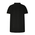 thumbnail image 5 of Oalirro Men's Waffle Knit Short Sleeve Casual Quarter Zip T Shirts, 5 of 6