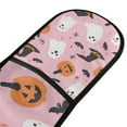 thumbnail image 4 of Yayeee Double Oven Mitt Kitchen Heat Resistant Baking 35" x7" Quilted Glove, Pink Halloween Ghosts, 4 of 6