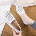 thumbnail image 1 of Mocasines para mujer, punta forma forma forma calados cómod material cuero PU, enfermería, mocasines para mujer, , 37 euros Soledad Mocasines de mujer, 1 of 8