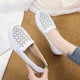 thumbnail image 1 of Mocasines para mujer, os de punta calados cómodos de material cuero PU, os de enfermería, mocasines para mujer, , 36 euros Yinane Mocasines de mujer, 1 of 8