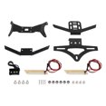 thumbnail image 1 of Soporte de matrícula de motocicleta Luz trasera negra Soporte de placa de matrícula Apto para CB650R CBR650R 2021+ Ormromra 25 uds, 1 of 8