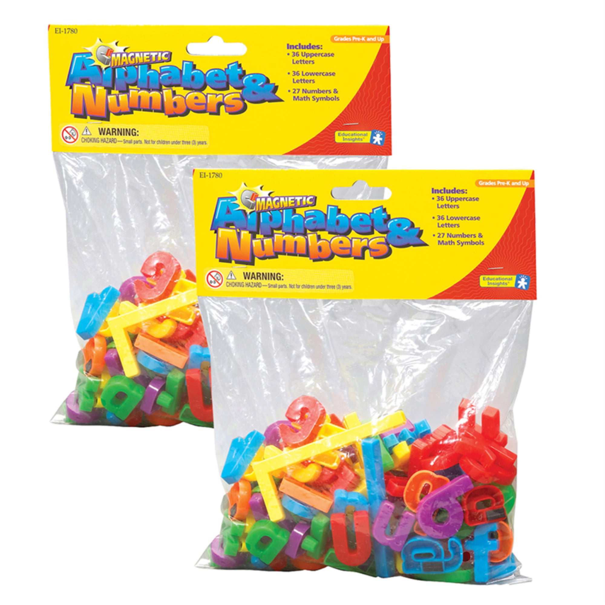 NEW Pack of Multicolor Glow in the Dark Magnetic Numbers 