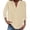 White, variant on LIUJUNSHOP 3/4 Sleeve Tops for Women Henley Raglan Notched V Neck T Shirts Three Quarter Length Button Shirts Womens Blouses