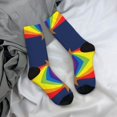 thumbnail image 7 of Womens Funny Socks Arizona Flag Gay Pride Printed Patterned Socks Novelty Socks, 7 of 7