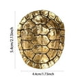 thumbnail image 2 of Solid Brass Turtle Wealth Desk Antique Copper Tea Pet Feng Shui Ornament Paperweight for Home, 2 of 5