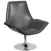 Flash Furniture HERCULES Sabrina Series Gray LeatherSoft Side Reception Chair - image 2 of 12