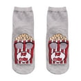 thumbnail image 2 of Yanyanz Toddler Socks, Womens Mid Length Round Socks Cute Fun Food And Drink Novelty Socks, Socks Gray One Size, 2 of 2