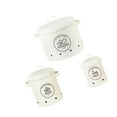 thumbnail image 1 of Onion Kitchen Food Crisper Vegetable & Fruit Saver Container set Breathable Fresh Storage White, 1 of 8