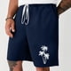 thumbnail image 2 of Mens Casual Shorts Lace-Up Elástico Cintura Bolsillo Ejercicio Fitness Hogar Pantalones de Media Longitud para Diario, 2 of 4