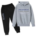 thumbnail image 2 of Trapstar Ensembles de Chandails à Capuchon pour Enfants, Chandails Graphiques à Manches Longues pour Garçons et Filles, Coupe Ample, Chandails Trapstar Style Rue à Enfiler + Pantalons de Survêtement, Ensemble pour Enfants de 2 Pcs, Ensembles de Chandails Classiques (Gris, 100), 2 of 4
