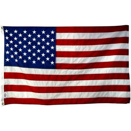 World Flags Direct, Made in USA 3 ft x 5 ft Nylon American Outdoor Flag and Banner