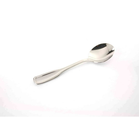Excellante Flatware-Simplicity stainless steel bouillon spoon, 18/10, comes in dozen