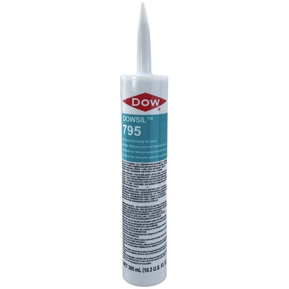 Dow Corning 795BL Black 795 Silicone Building Sealant - Cartridge