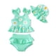 thumbnail image 1 of Traje de baño Tankini Mioglrie Green Daisy para bebé, conjunto de 6-12 m, 1 of 5